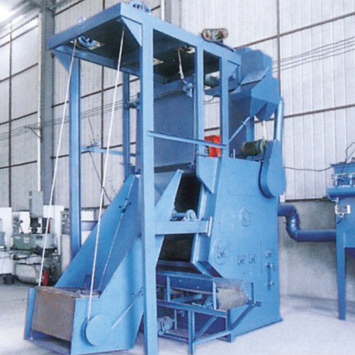 Q32系列自動(dòng)上下料(卷?yè)P(yáng)上料、輸送下料、環(huán)保)履帶拋丸清理機(jī)